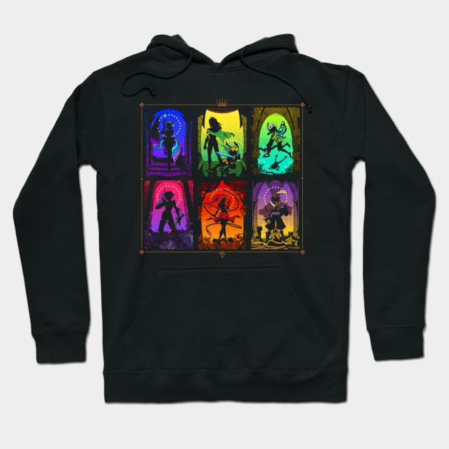 Odin Sphere Silhouettes Hoodie by norinoko